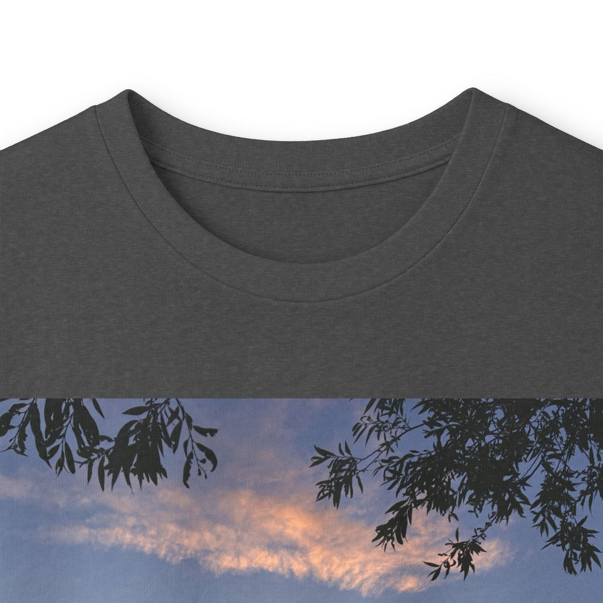 Ellensburg Sunset Fishing Pond Reflection Long Sleeve Tee