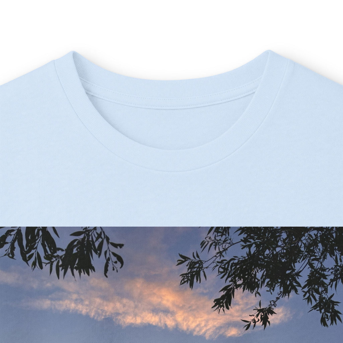 Ellensburg Sunset Fishing Pond Reflection Long Sleeve Tee