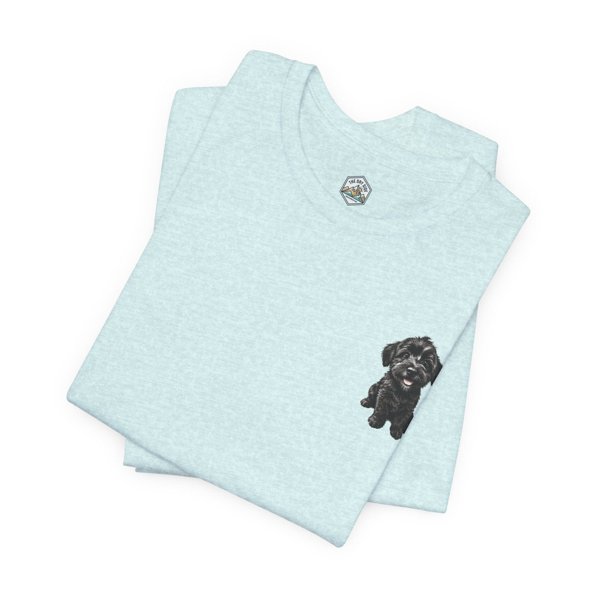 T-shirt avec un adorable chiot Schnoodle tout doux