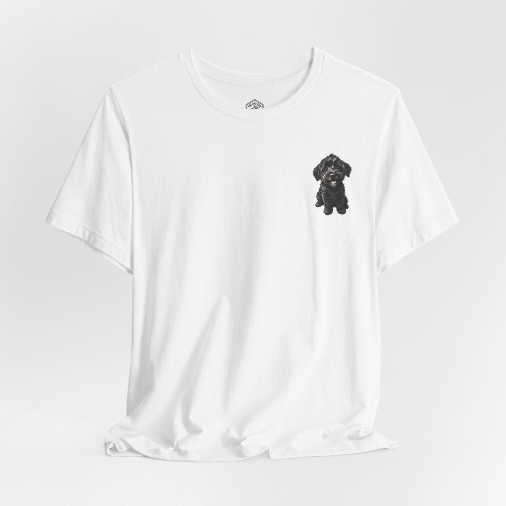 T-shirt avec un adorable chiot Schnoodle tout doux