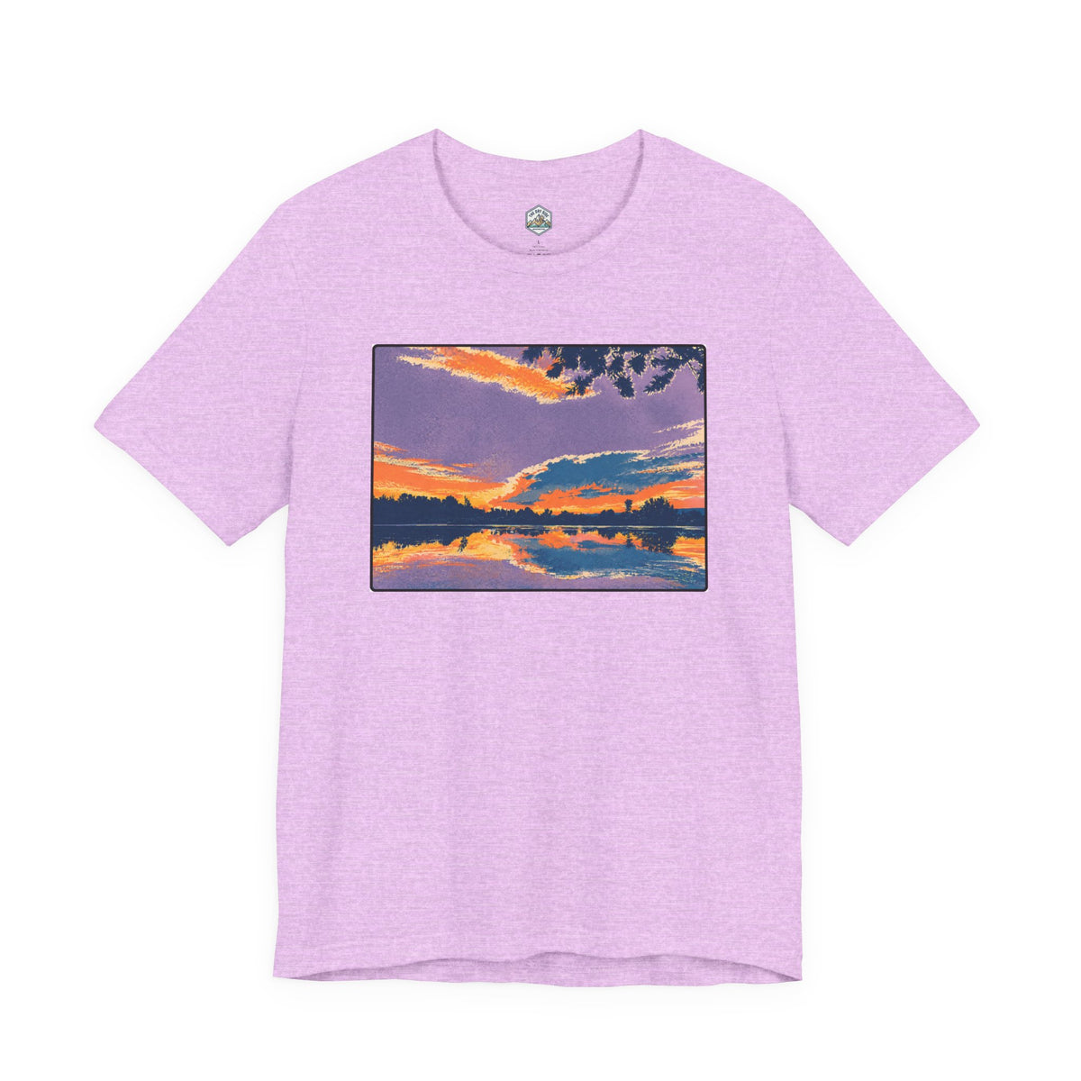 Retro Ellensburg Ringer Loop Sunset T-Shirt