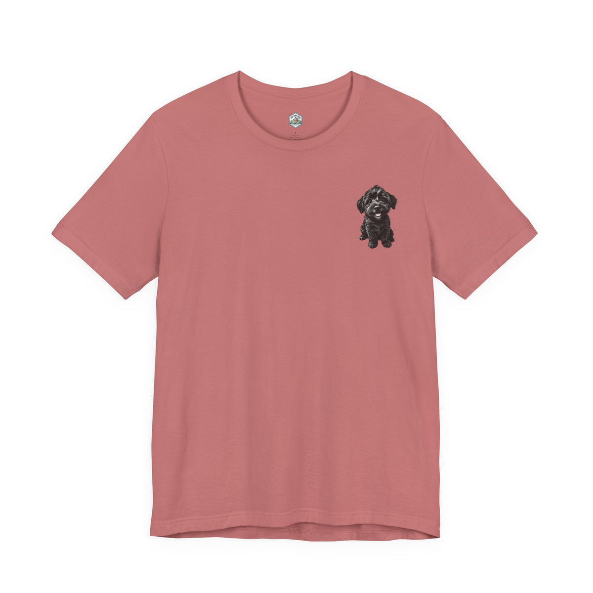T-shirt avec un adorable chiot Schnoodle tout doux