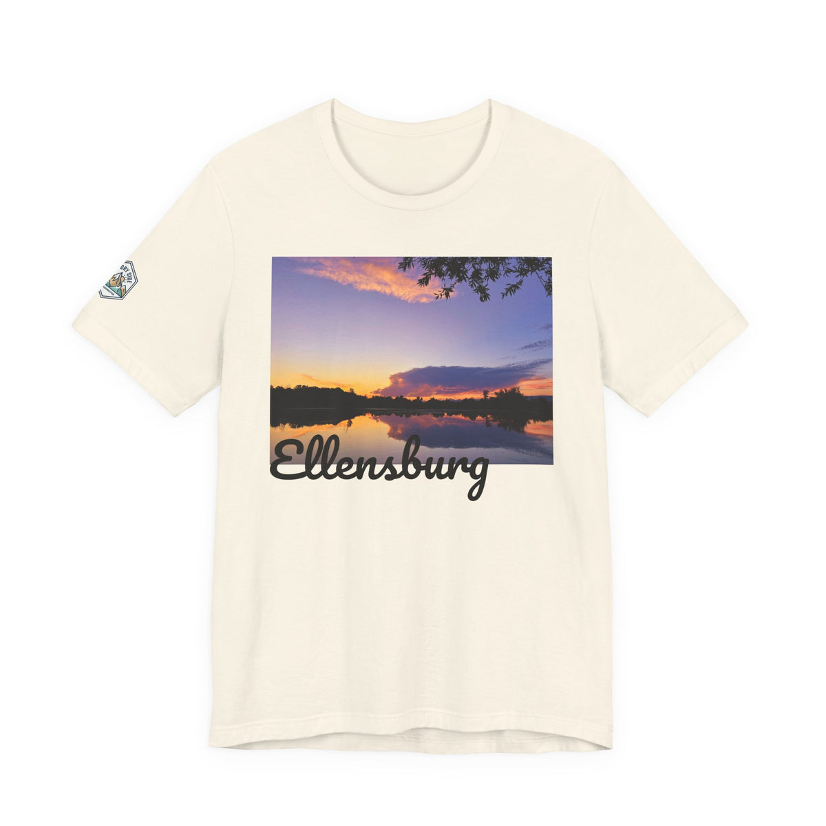 Ellensburg Sunset Lake Reflection Landscape T-Shirt