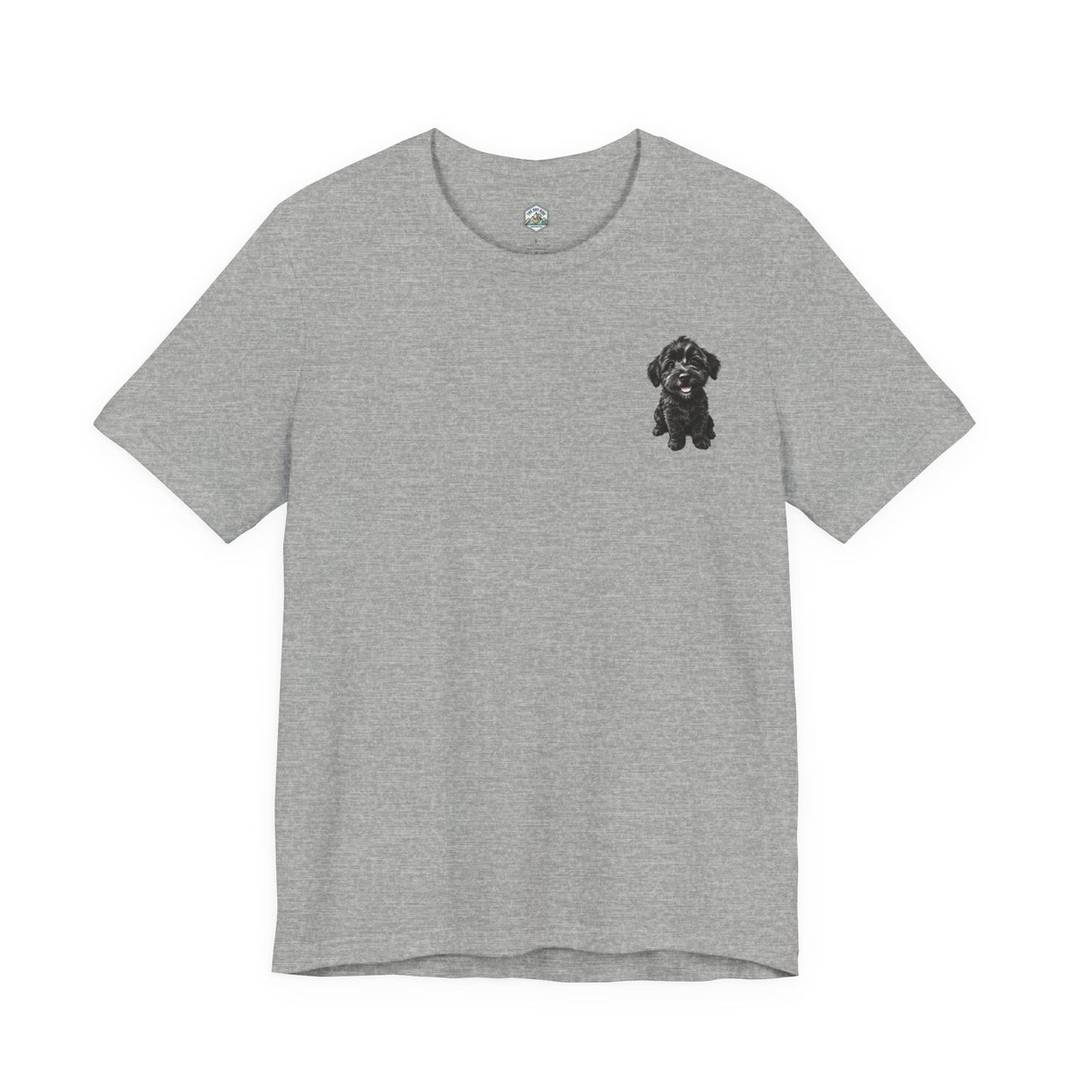T-shirt avec un adorable chiot Schnoodle tout doux