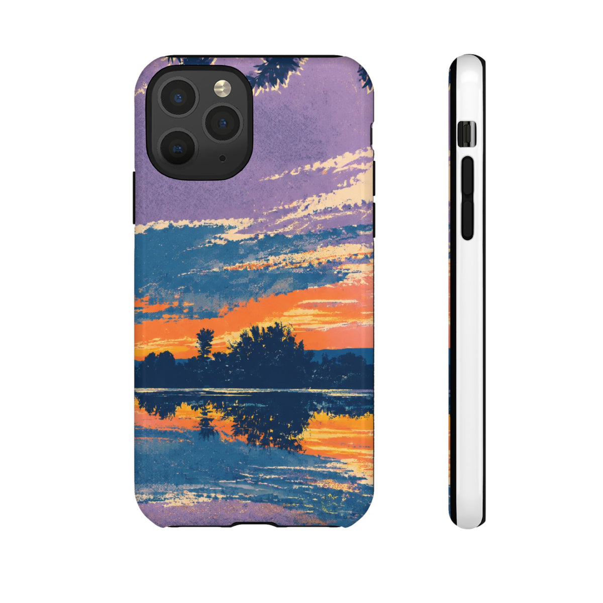 Sunset Lake Tough Phone Case