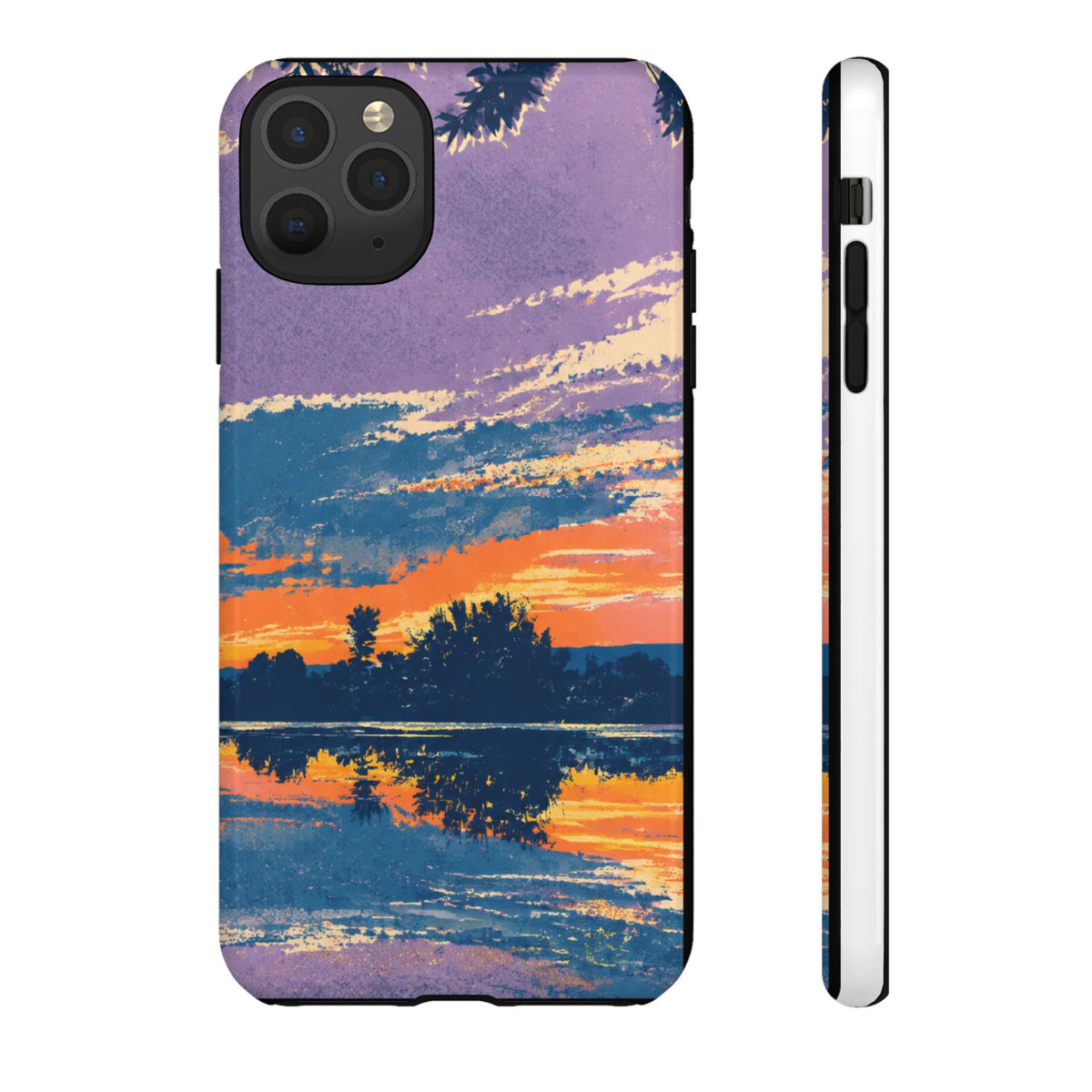 Sunset Lake Tough Phone Case