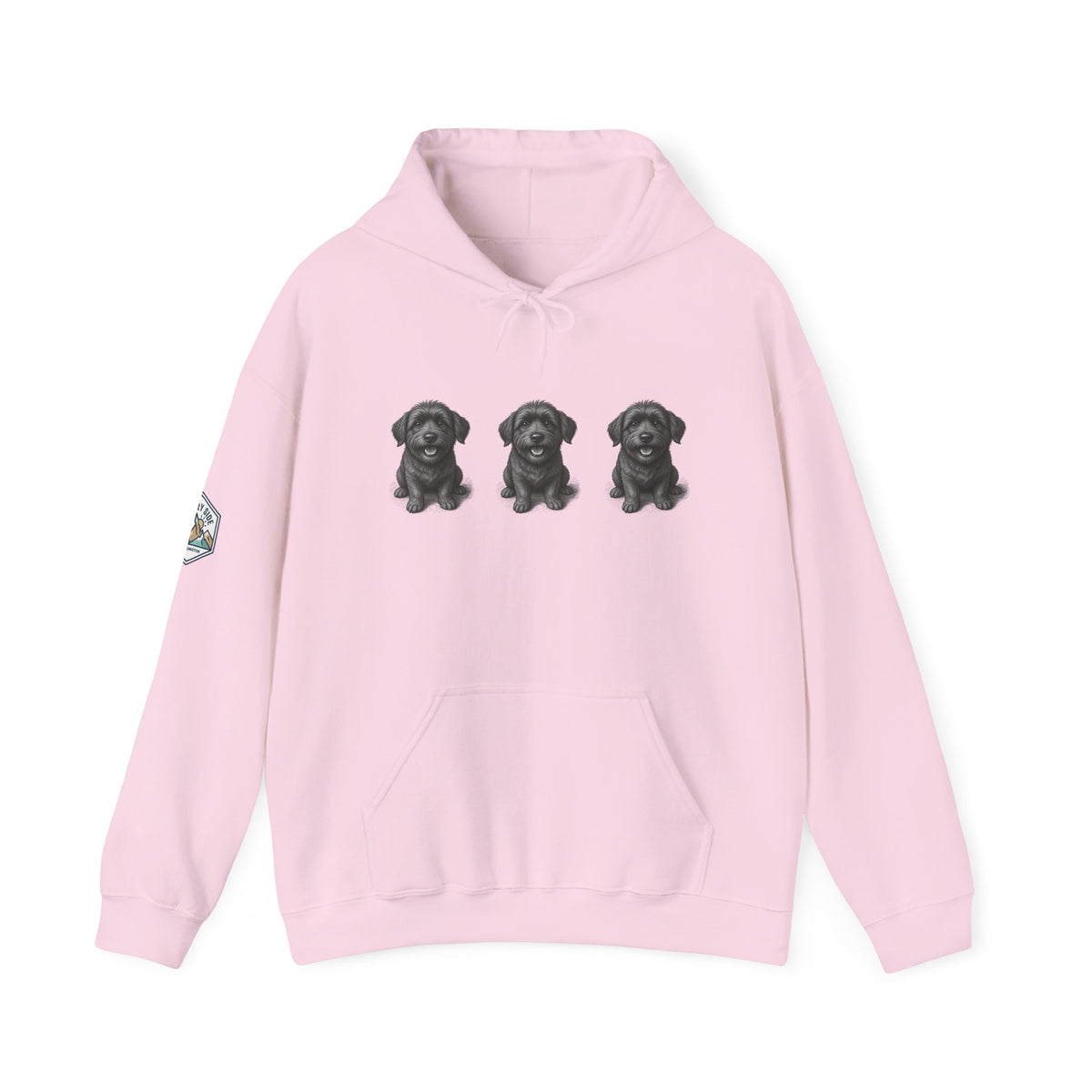 Three Schnoodle Puppies Hoodie