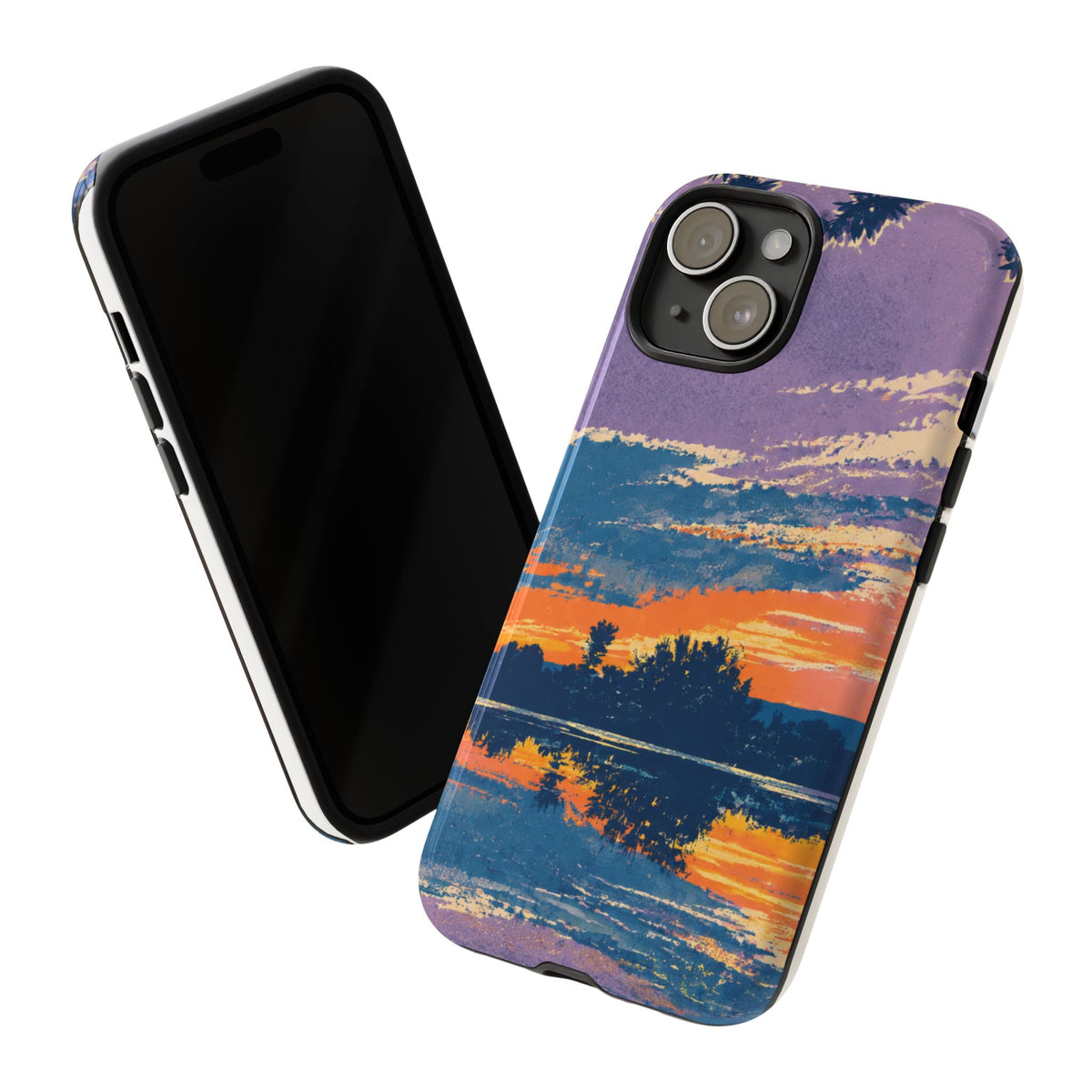 Sunset Lake Tough Phone Case