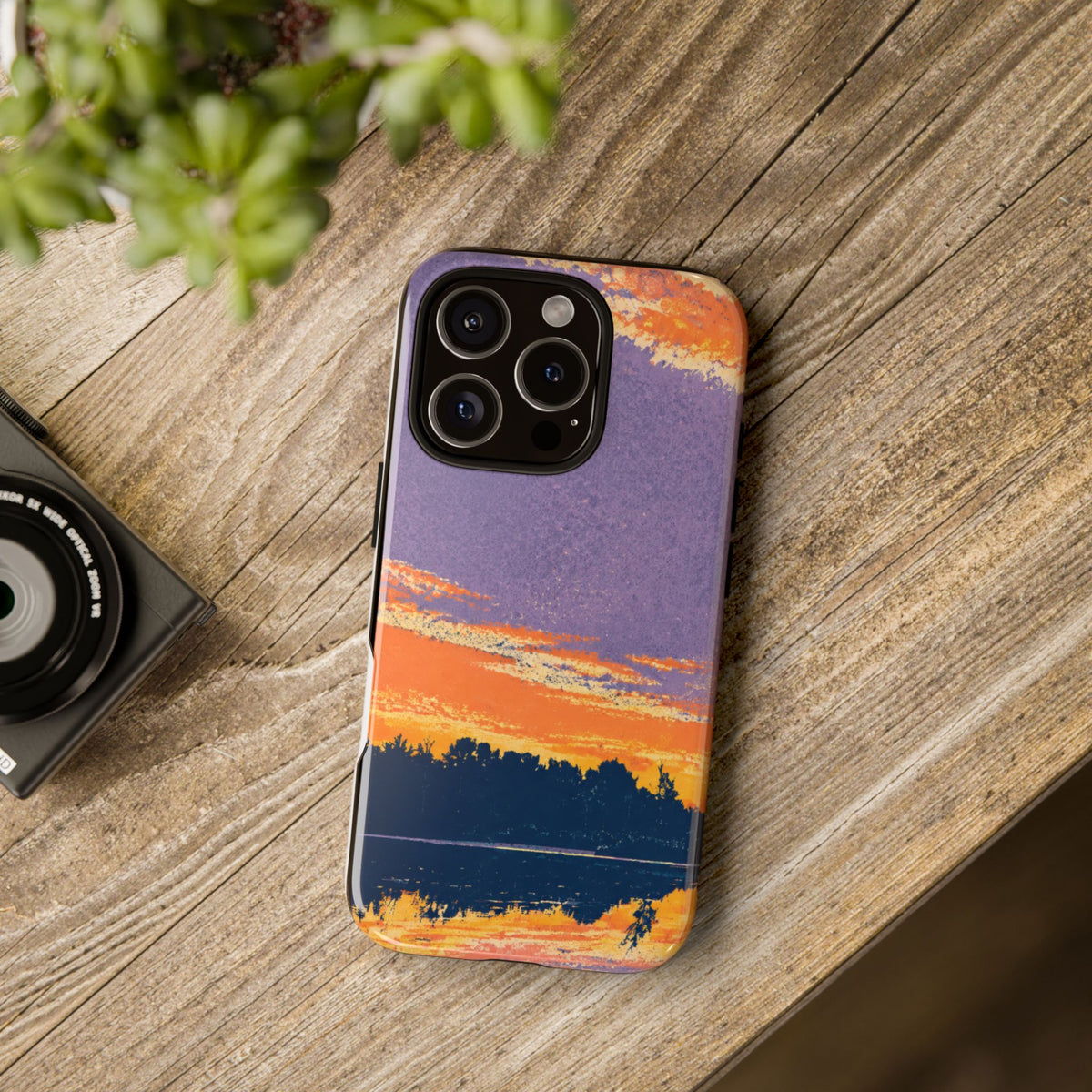 Coque de téléphone résistante Sunset Lake