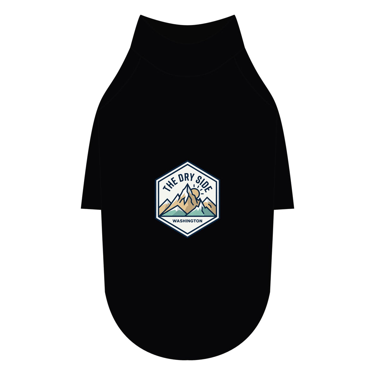 T-shirt raglan pour chien The Dry Side Washington