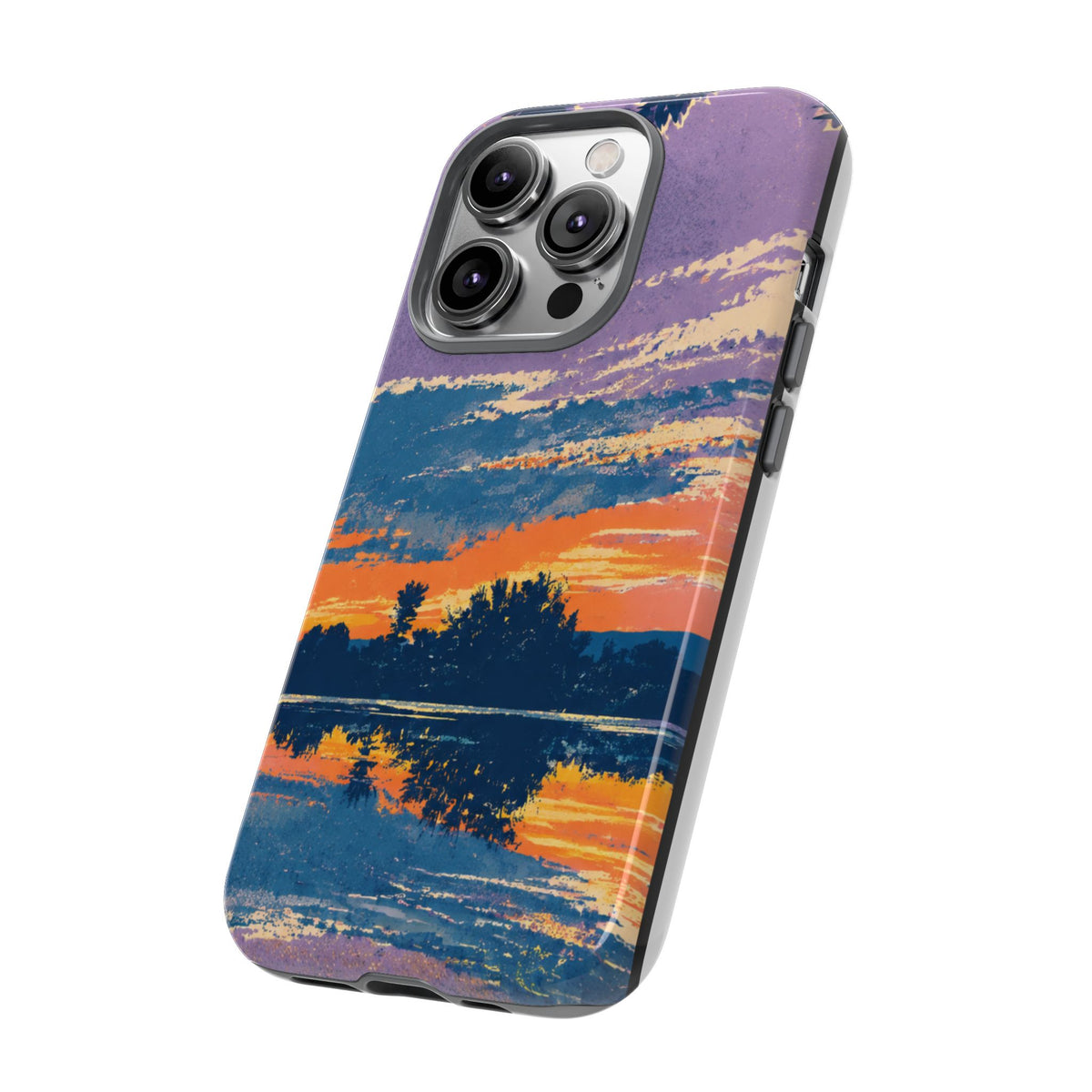 Sunset Lake Tough Phone Case