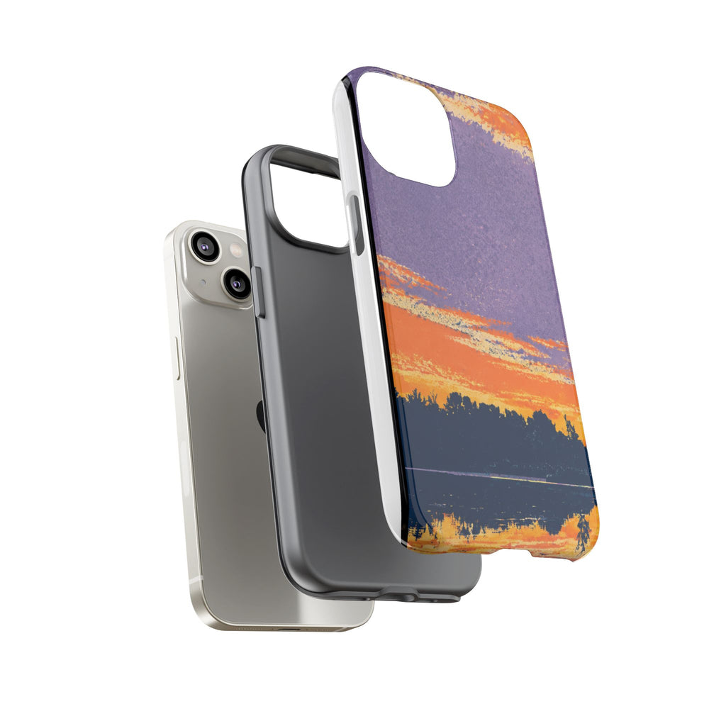 Coque de téléphone résistante Sunset Lake