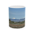 Mt. Stuart Wind Farm Landscape Ceramic Mug: Ellensburg Edition