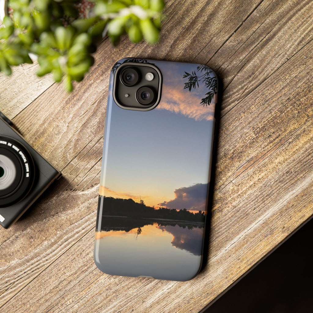 Ellensburg, Washington Sunset Lake Reflection Tough Phone Case