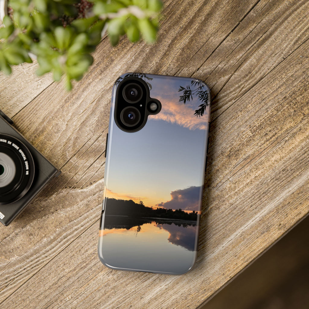Ellensburg, Washington Sunset Lake Reflection Tough Phone Case