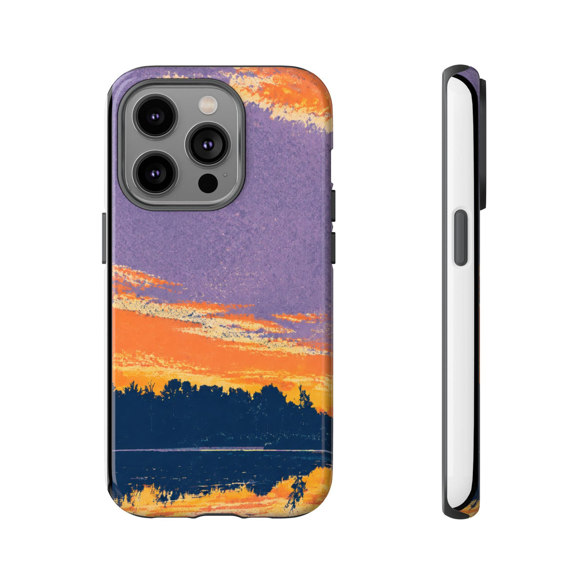 Sunset Lake Tough Phone Case
