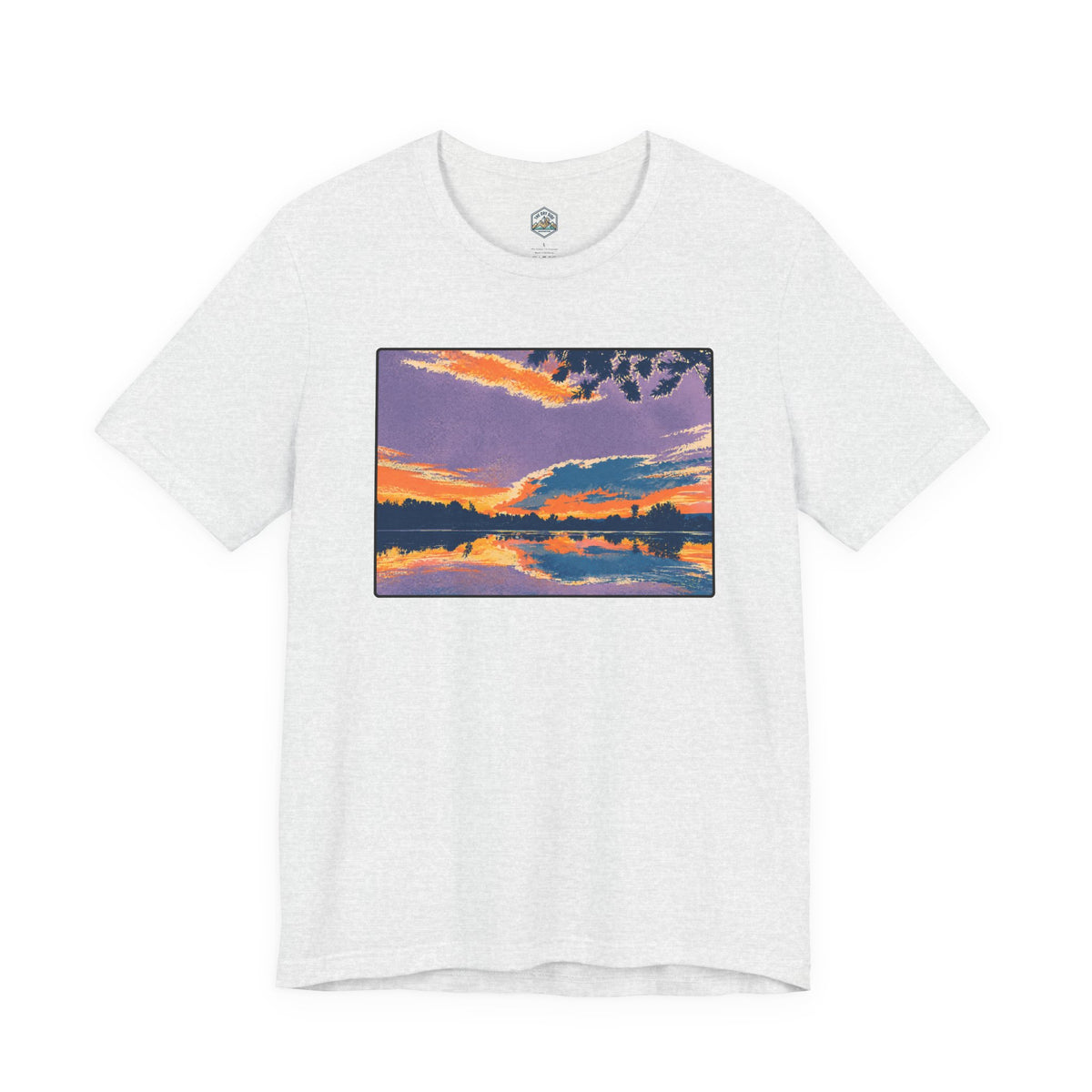 Retro Ellensburg Ringer Loop Sunset T-Shirt