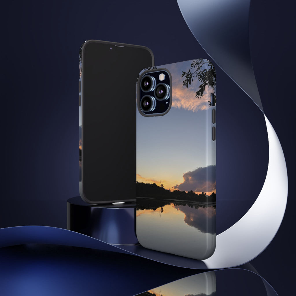 Ellensburg, Washington Sunset Lake Reflection Tough Phone Case