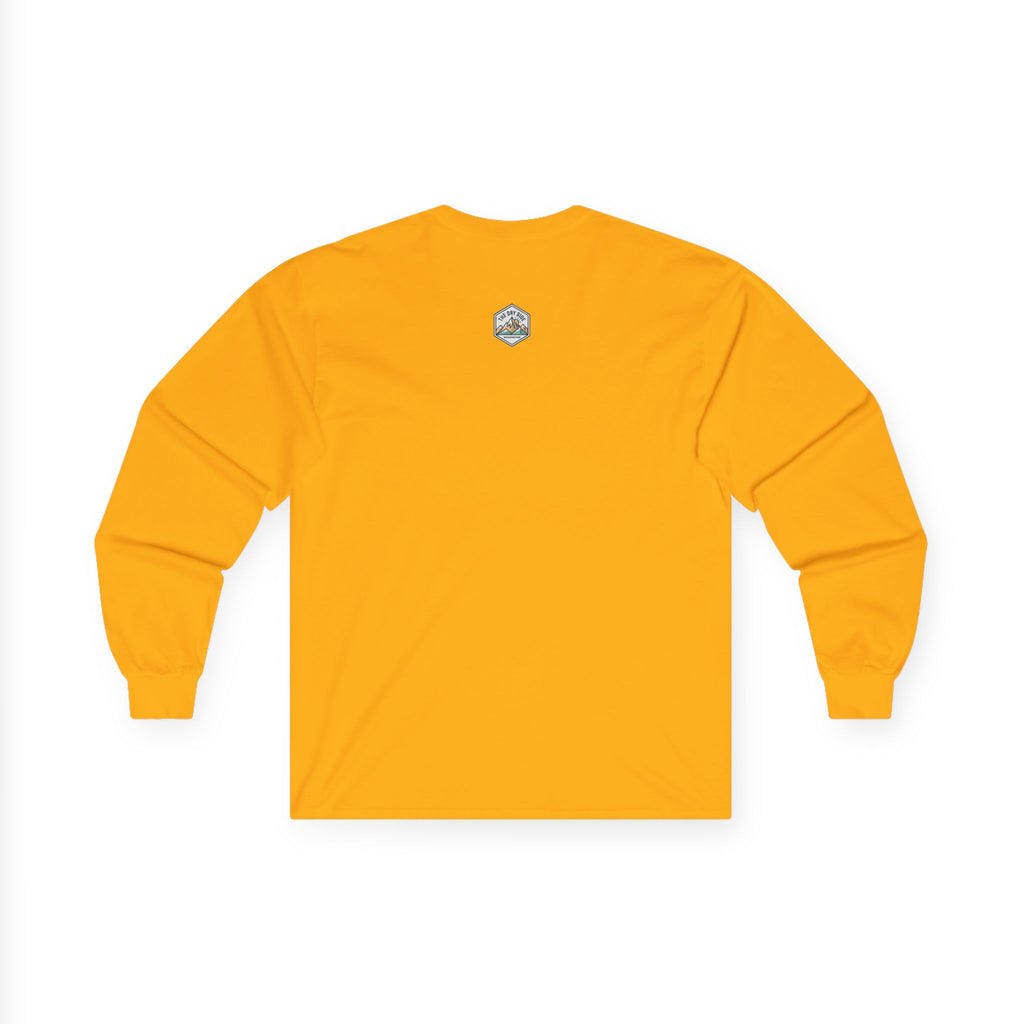 Ellensburg Sunset Fishing Pond Reflection Long Sleeve Tee