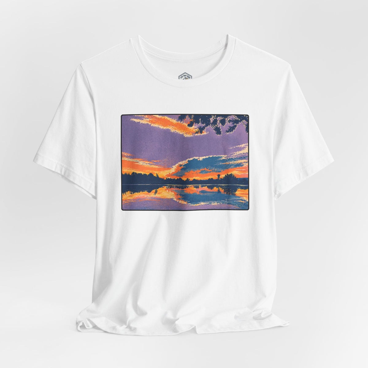 Retro Ellensburg Ringer Loop Sunset T-Shirt