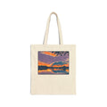 Retro Ellensburg Ringer Loop Sunset Canvas Tote Bag