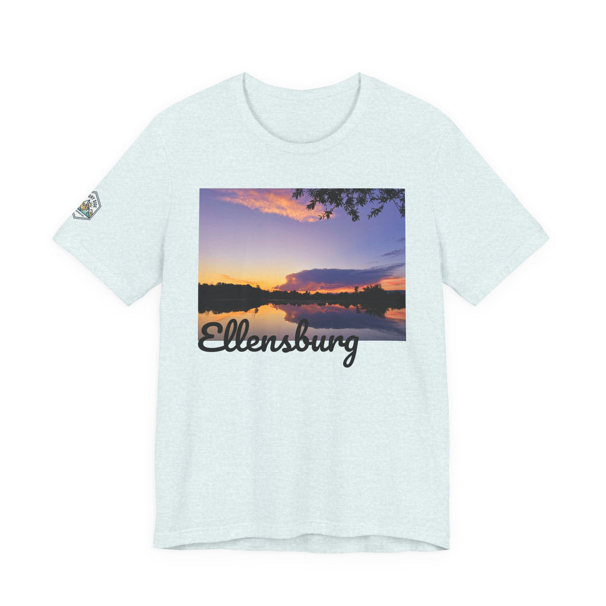 Ellensburg Sunset Lake Reflection Landscape T-Shirt