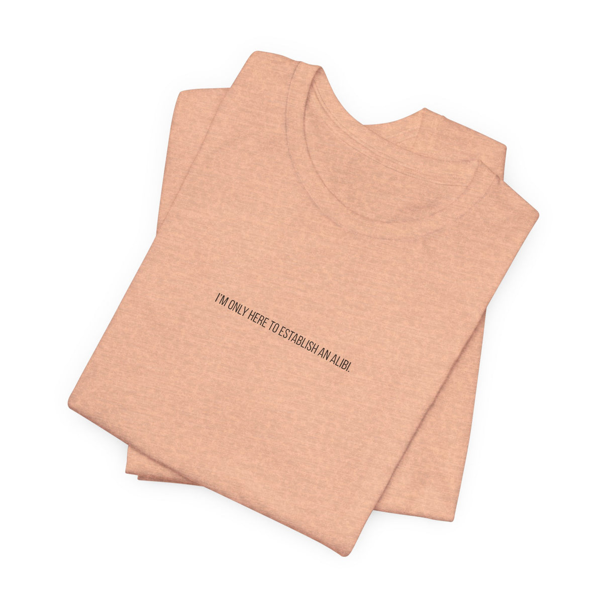 I Am Only Here for an Alibi Minimalist Graphic T-Shirt