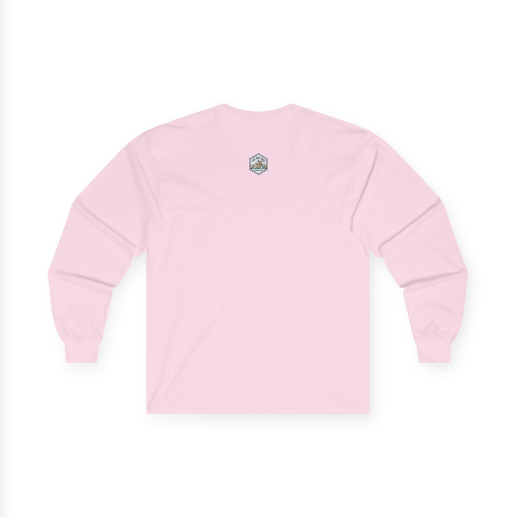 Ellensburg Sunset Fishing Pond Reflection Long Sleeve Tee