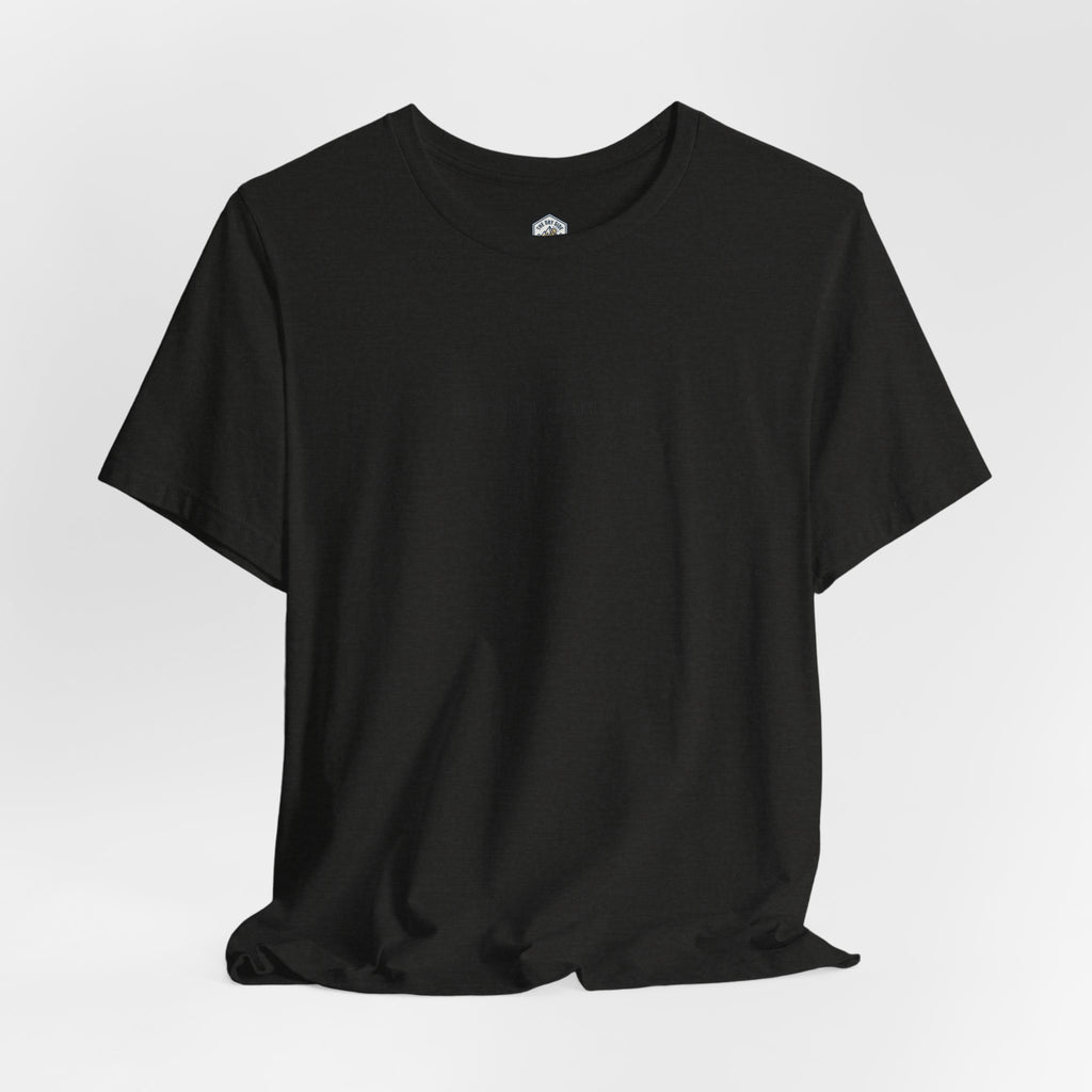 T-shirt graphique minimaliste « Je ne suis ici que pour un alibi »
