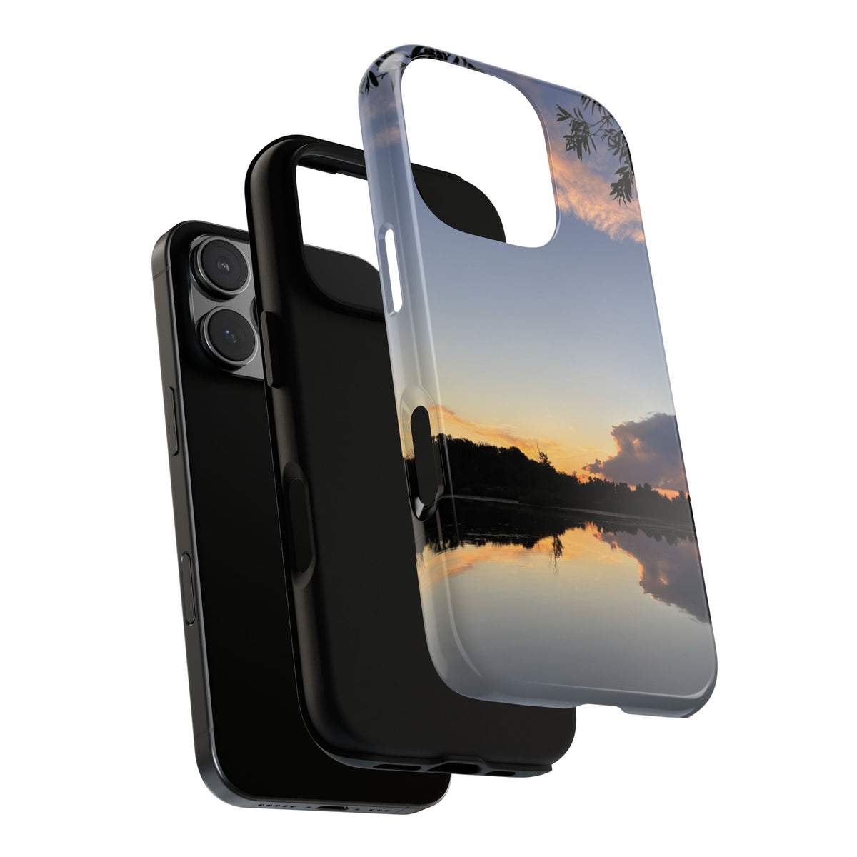 Ellensburg, Washington Sunset Lake Reflection Tough Phone Case