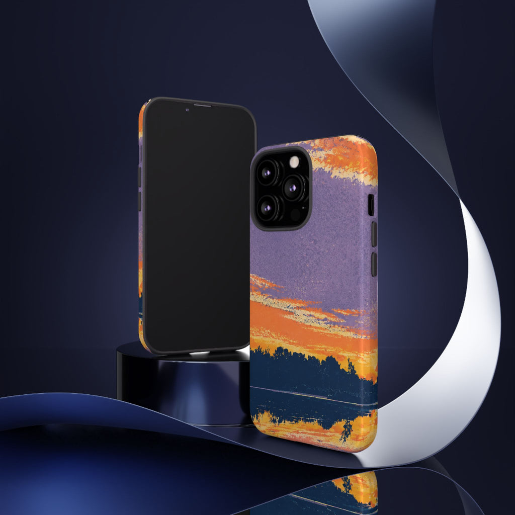Coque de téléphone résistante Sunset Lake