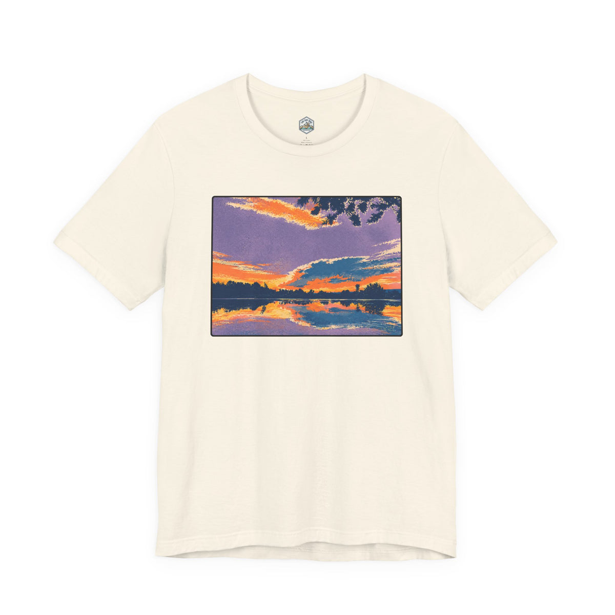 Retro Ellensburg Ringer Loop Sunset T-Shirt