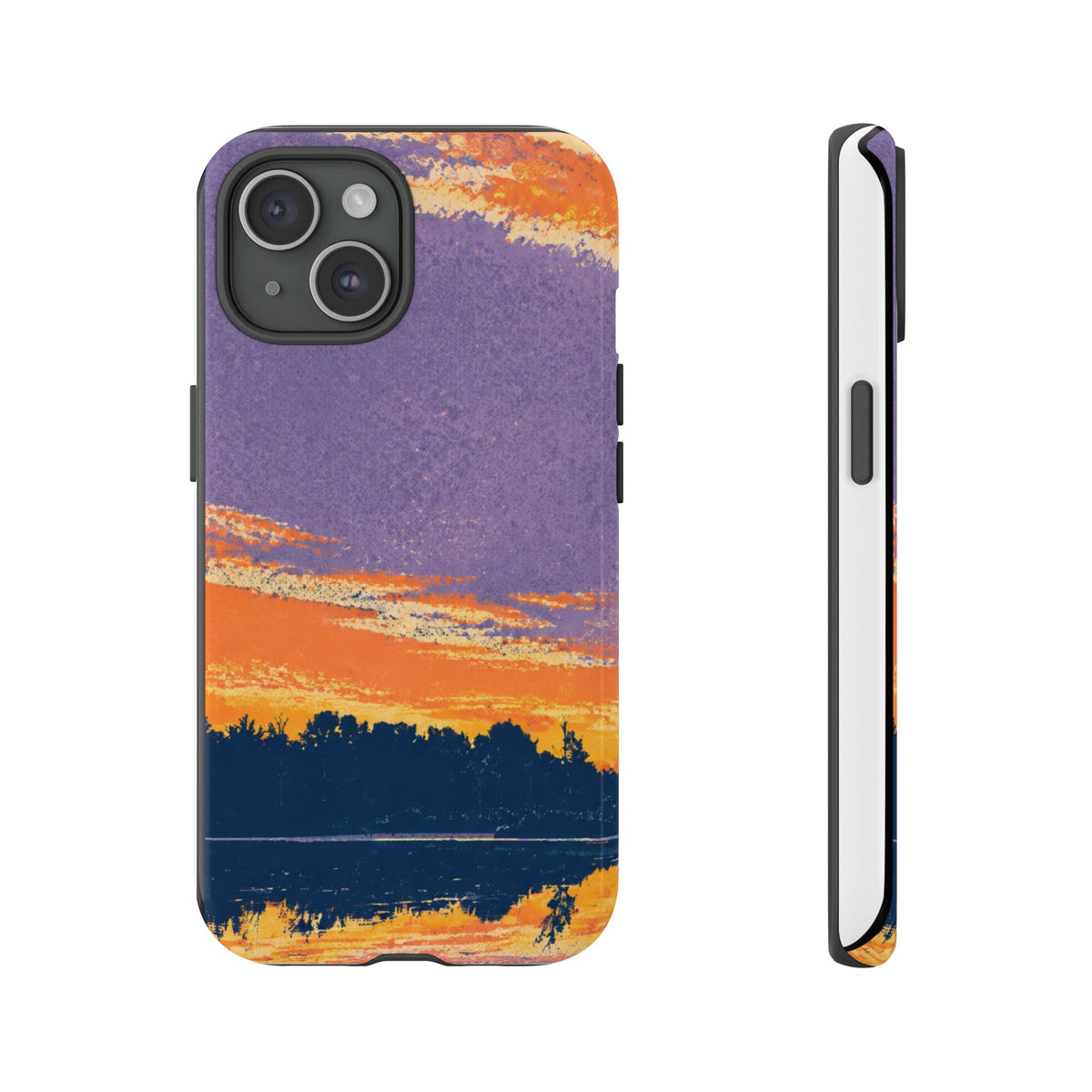 Sunset Lake Tough Phone Case