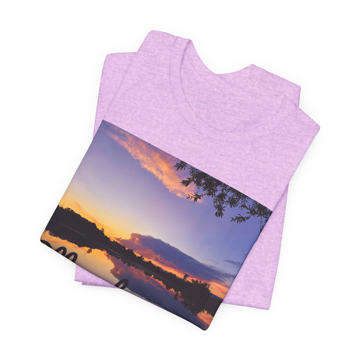 Ellensburg Sunset Lake Reflection Landscape T-Shirt