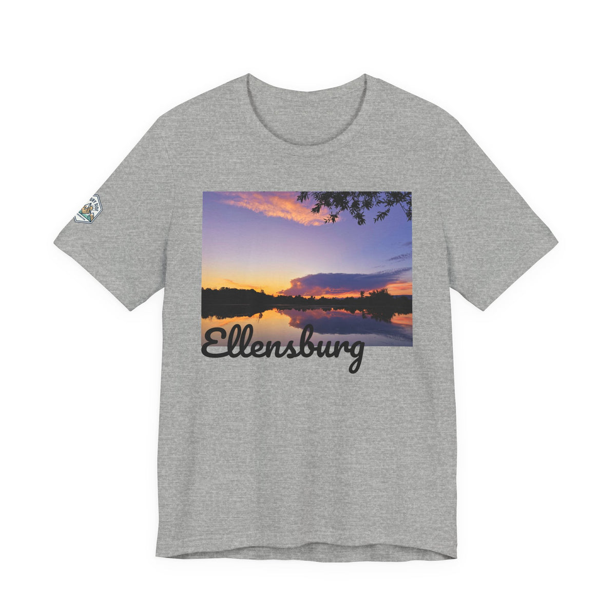 Ellensburg Sunset Lake Reflection Landscape T-Shirt