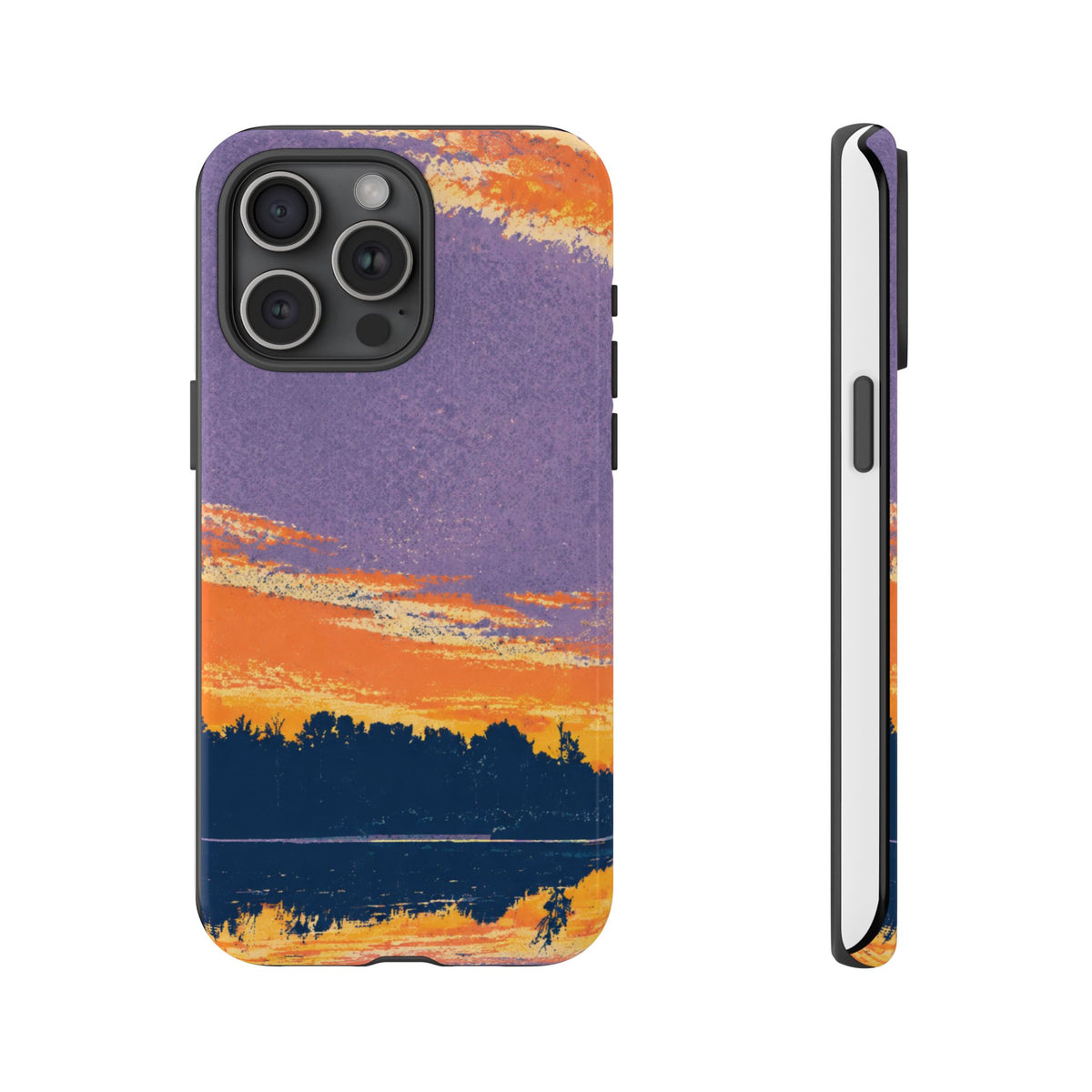 Sunset Lake Tough Phone Case