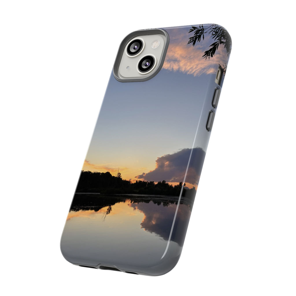 Ellensburg, Washington Sunset Lake Reflection Tough Phone Case