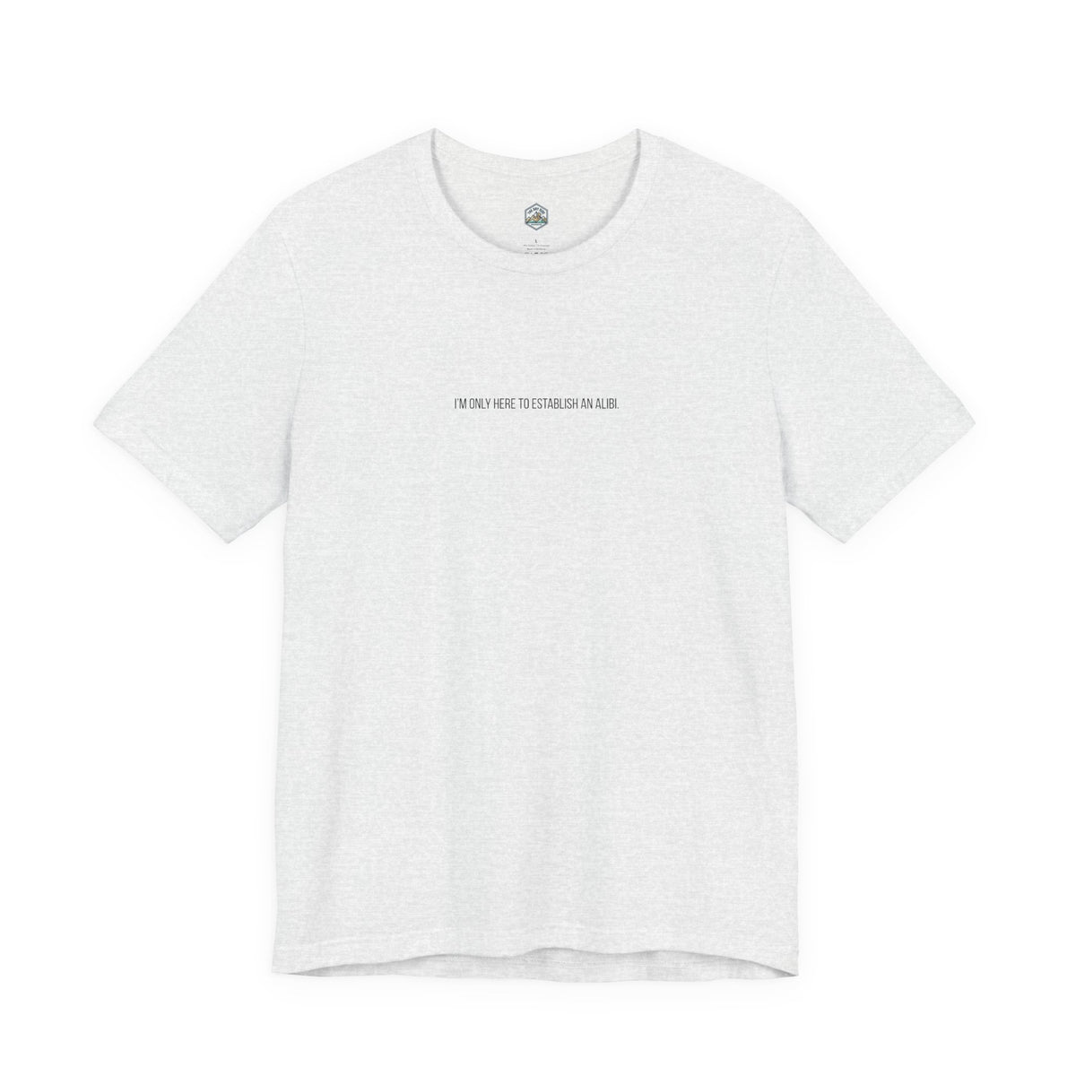 I Am Only Here for an Alibi Minimalist Graphic T-Shirt