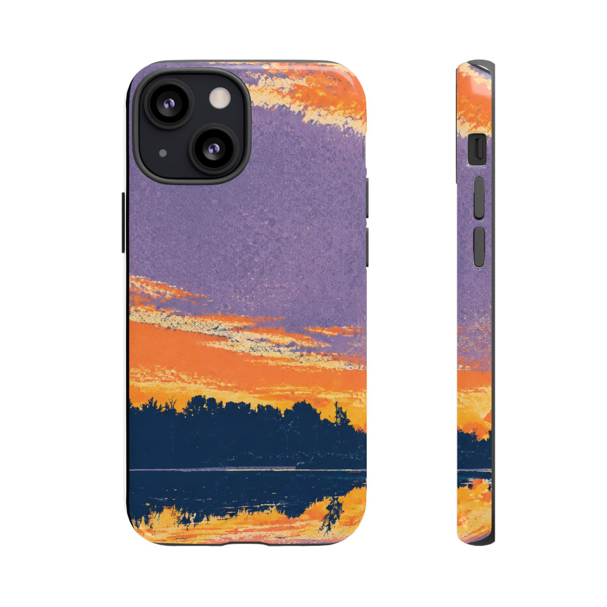 Sunset Lake Tough Phone Case