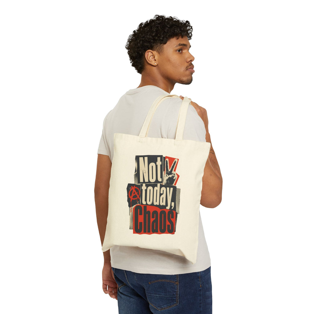 Not Today, Chaos Tote Bag