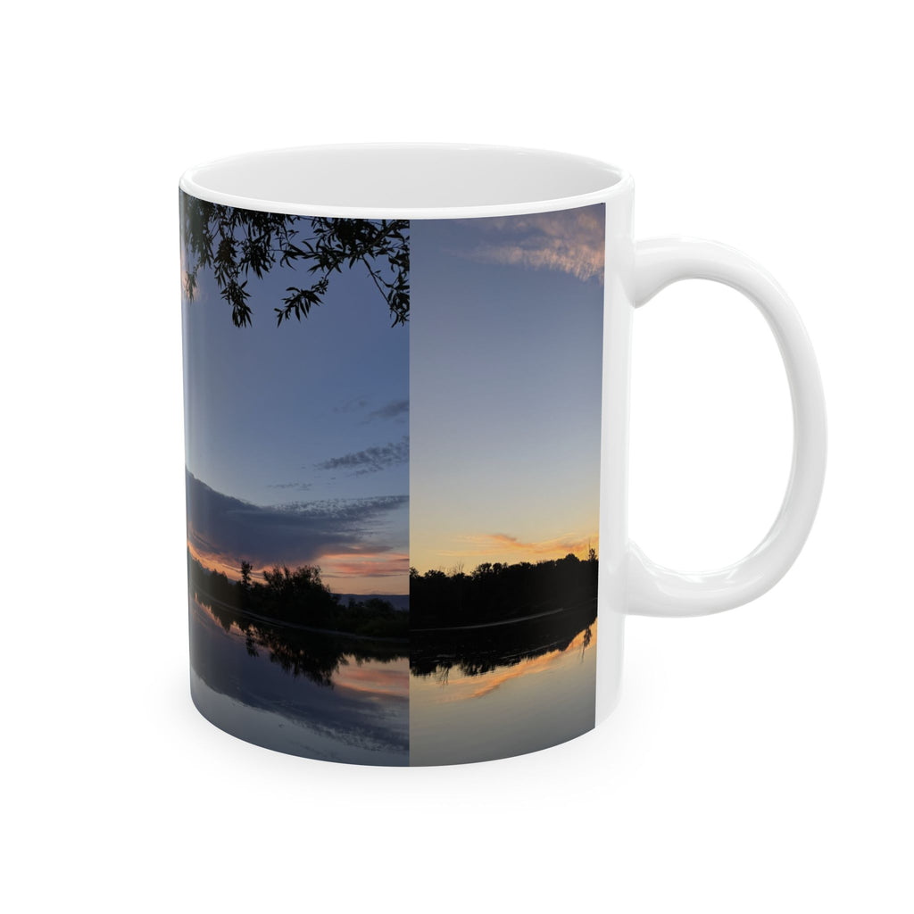 Ellensburg Fishing Pond Reflection Ceramic Mug