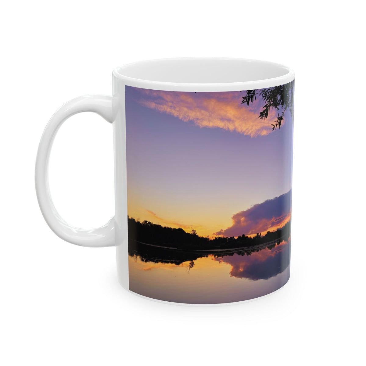 Ellensburg Sunset Lake Reflection Ceramic Mug