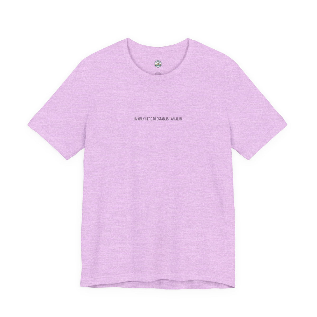 I Am Only Here for an Alibi Minimalist Graphic T-Shirt