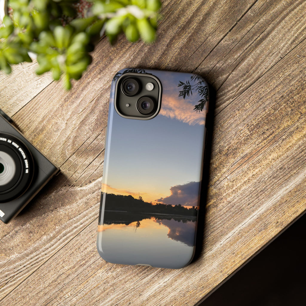 Ellensburg, Washington Sunset Lake Reflection Tough Phone Case
