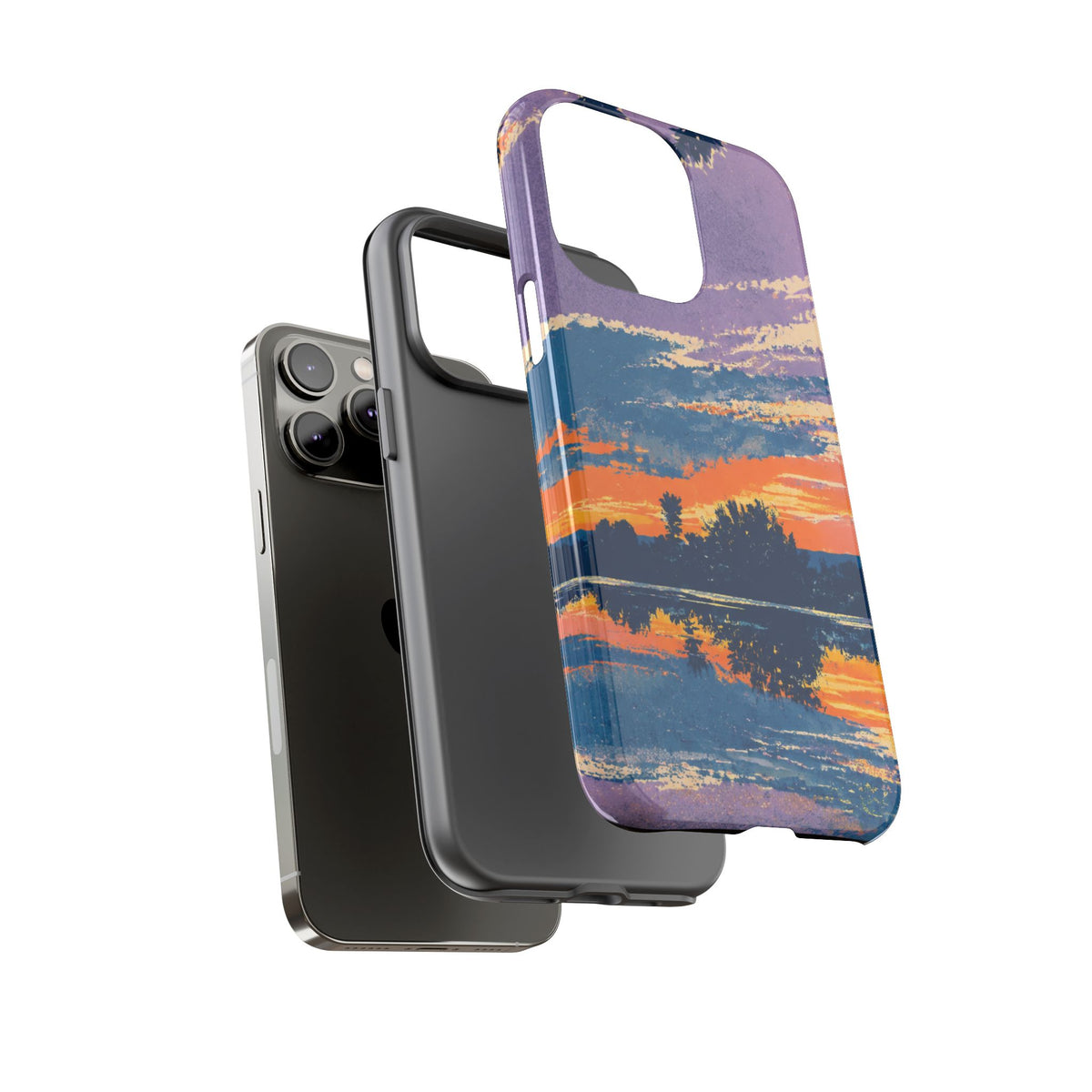 Sunset Lake Tough Phone Case