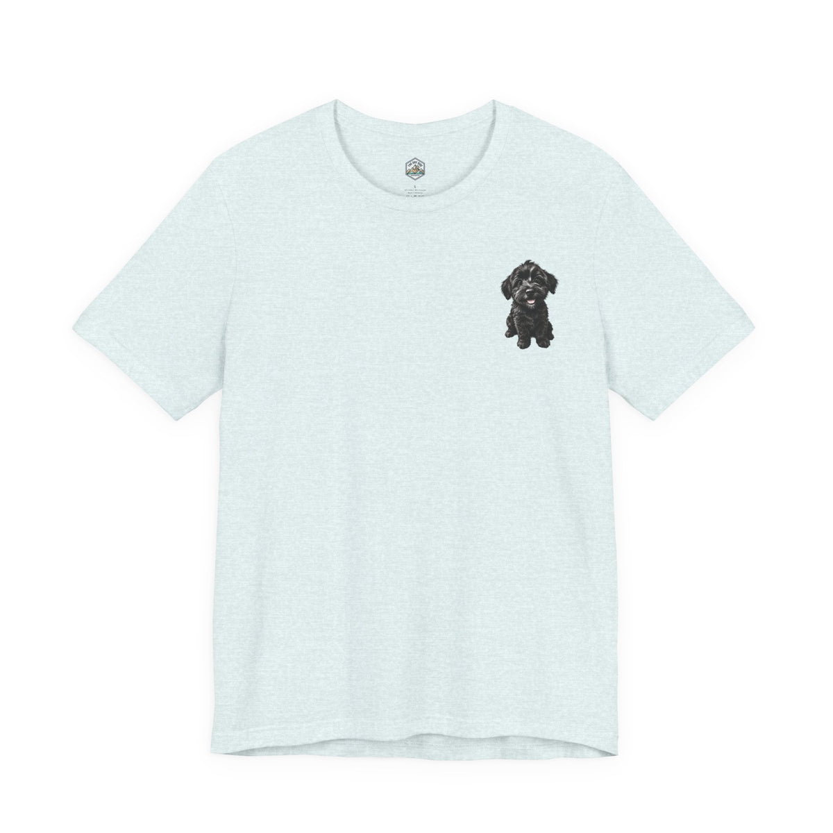 T-shirt avec un adorable chiot Schnoodle tout doux