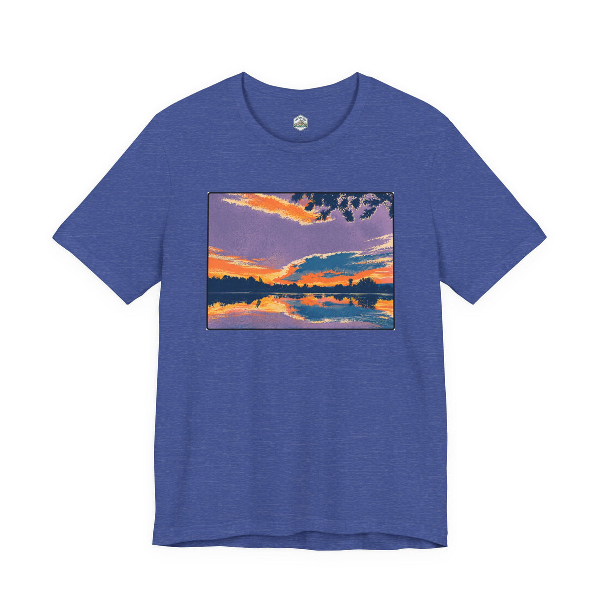 Retro Ellensburg Ringer Loop Sunset T-Shirt