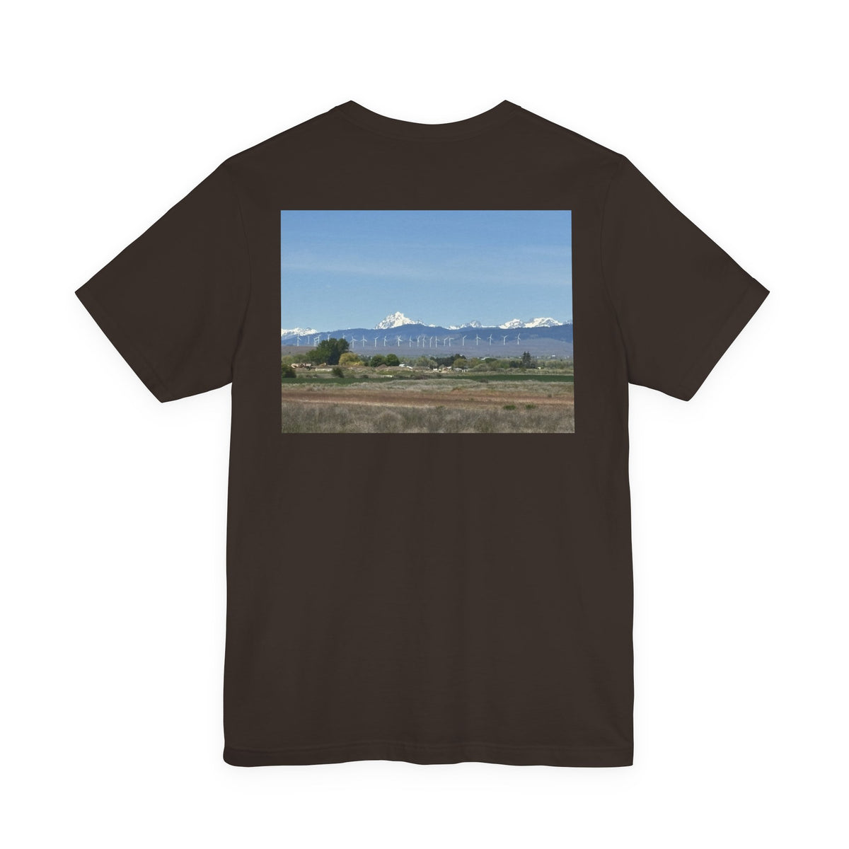 T-shirt photo du mont Stuart – Dos : édition Ellensburg