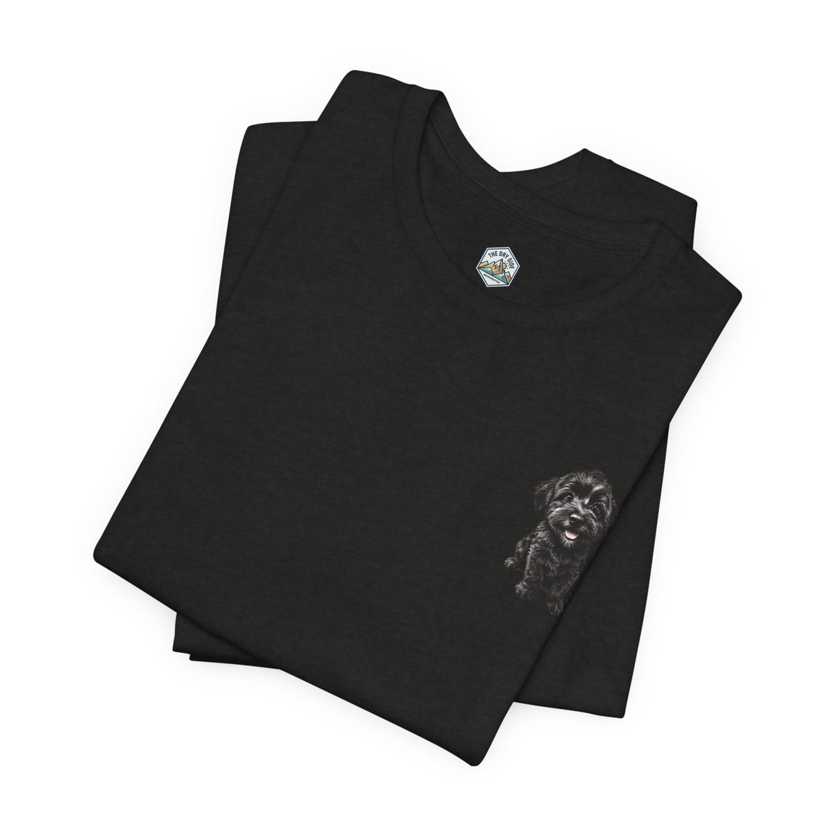T-shirt avec un adorable chiot Schnoodle tout doux