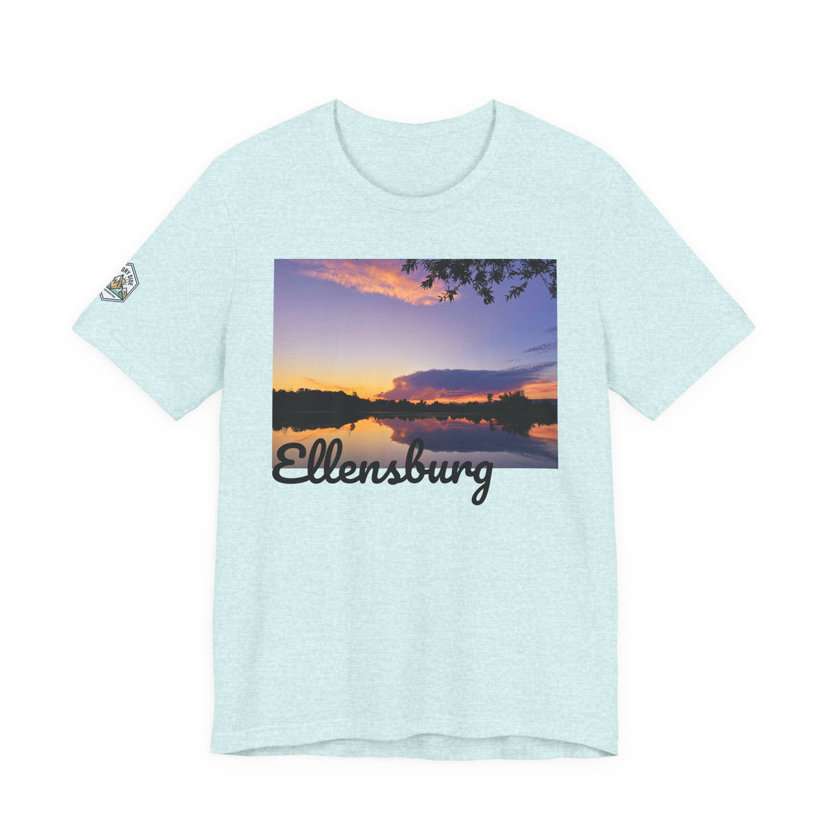 Ellensburg Sunset Lake Reflection Landscape T-Shirt